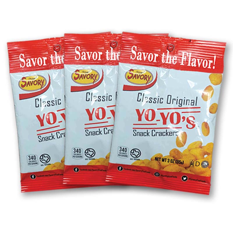 Yo-Yo's Snack Crackers - Classic Original - 3 Pack