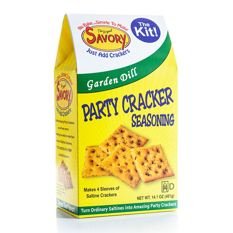 garden dill party cracker seasoning kit